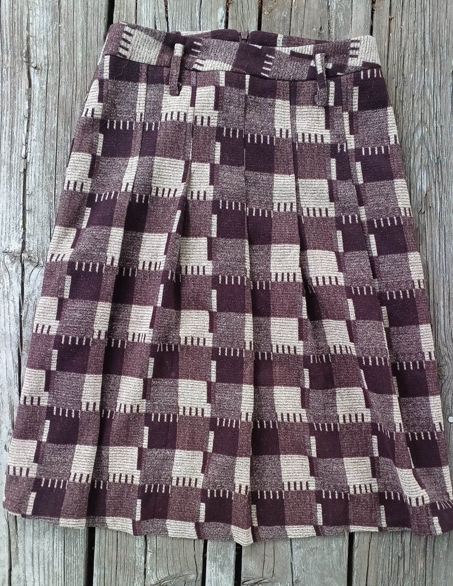 Vintage Pleated Skirt
