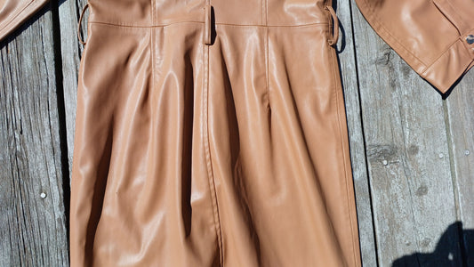 Zara Leather Dress