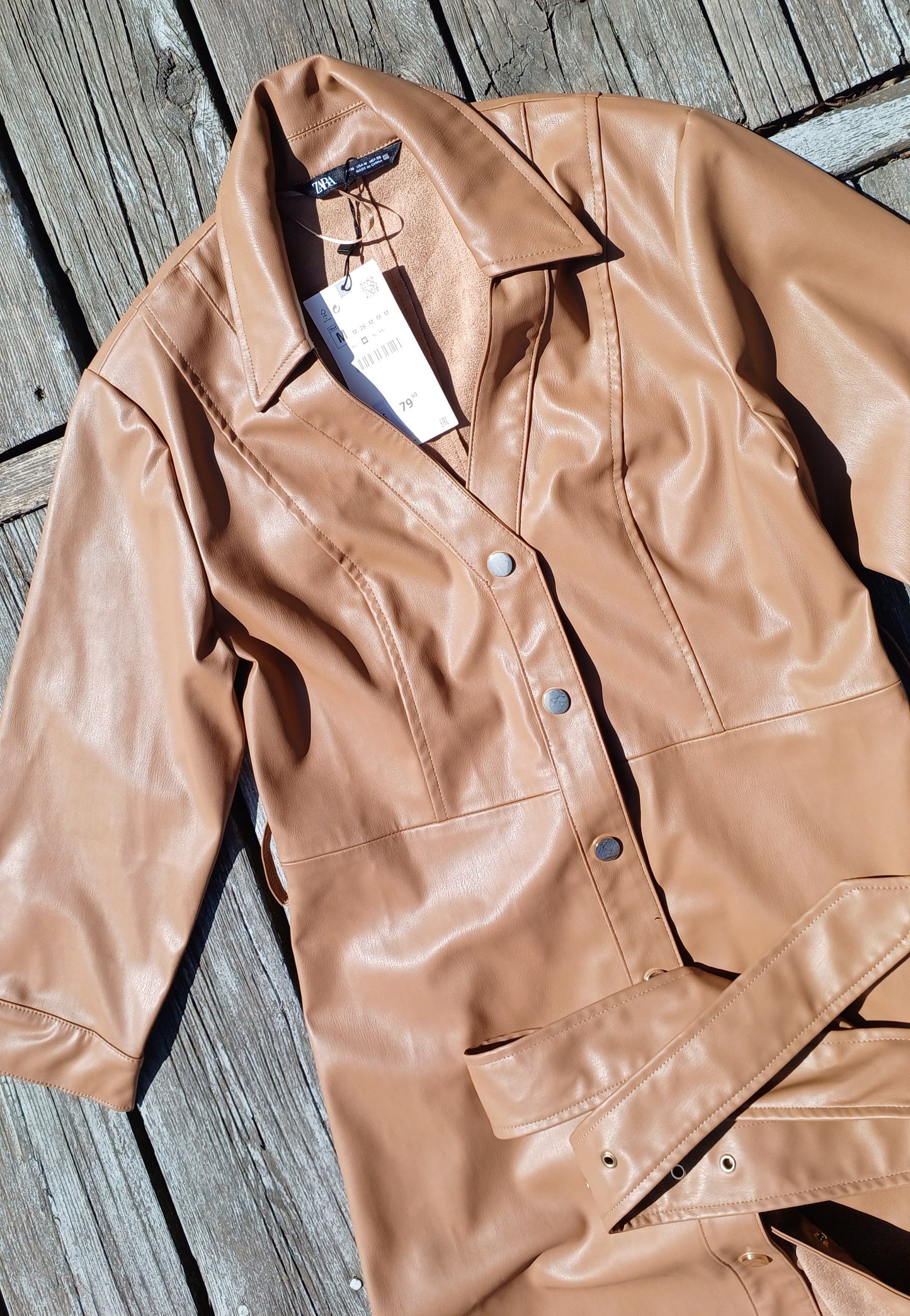 Zara Leather Dress