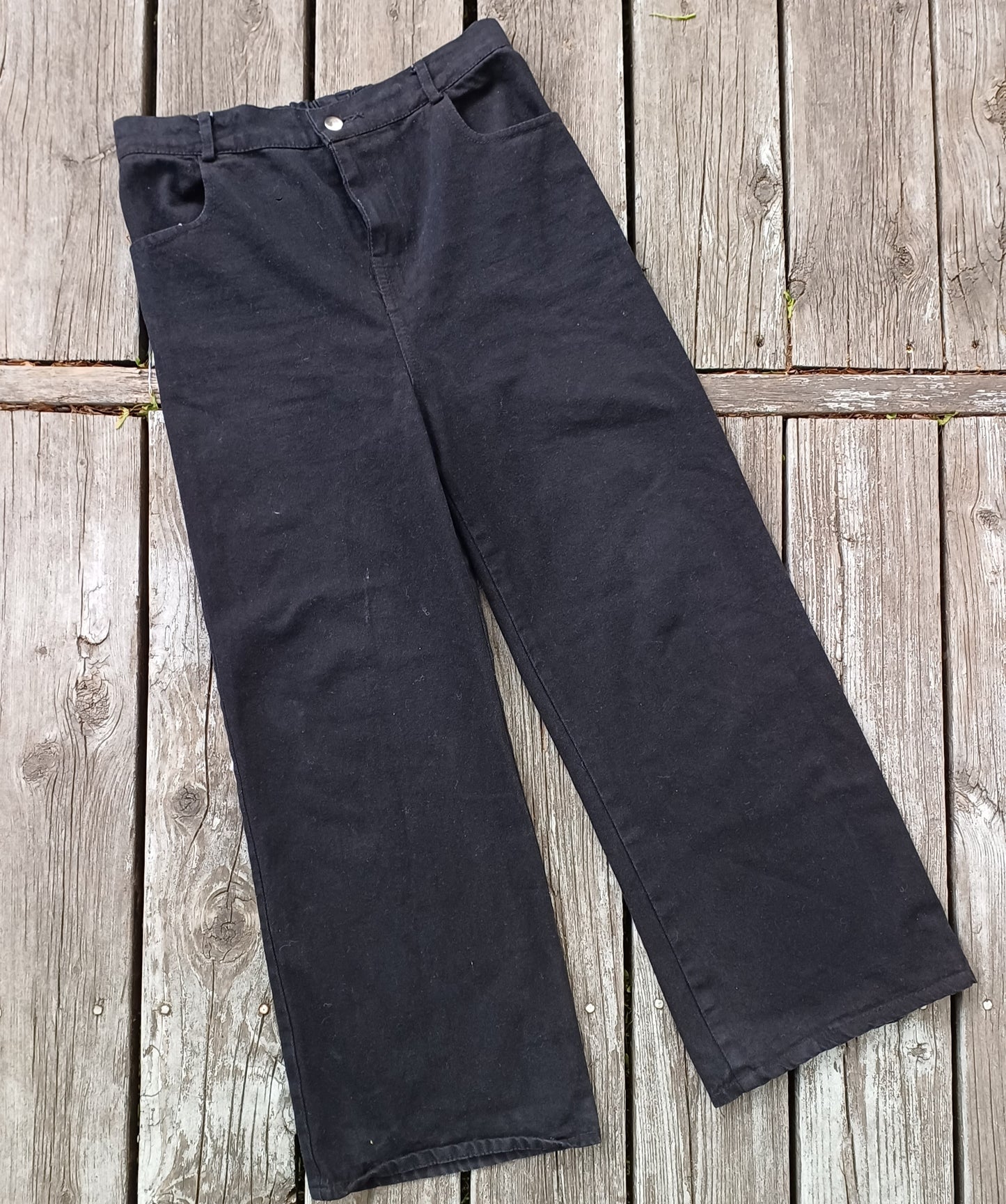 Black Baggy Trousers