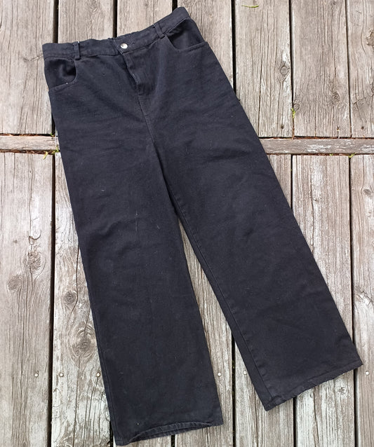 Black Baggy Trousers