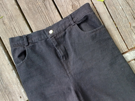 Black Baggy Trousers